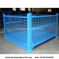 Cage de stockage pliante en treillis galvanisé